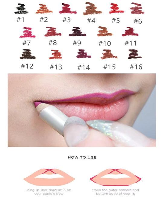 Matte lip liner
