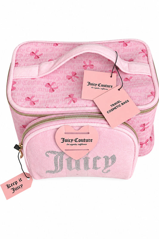 Juicy Couture-travel cosmetic bag sets