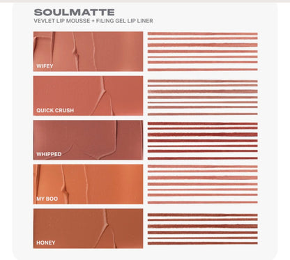 SOULMATTE VELVET LIP MOUSSE
$12.00