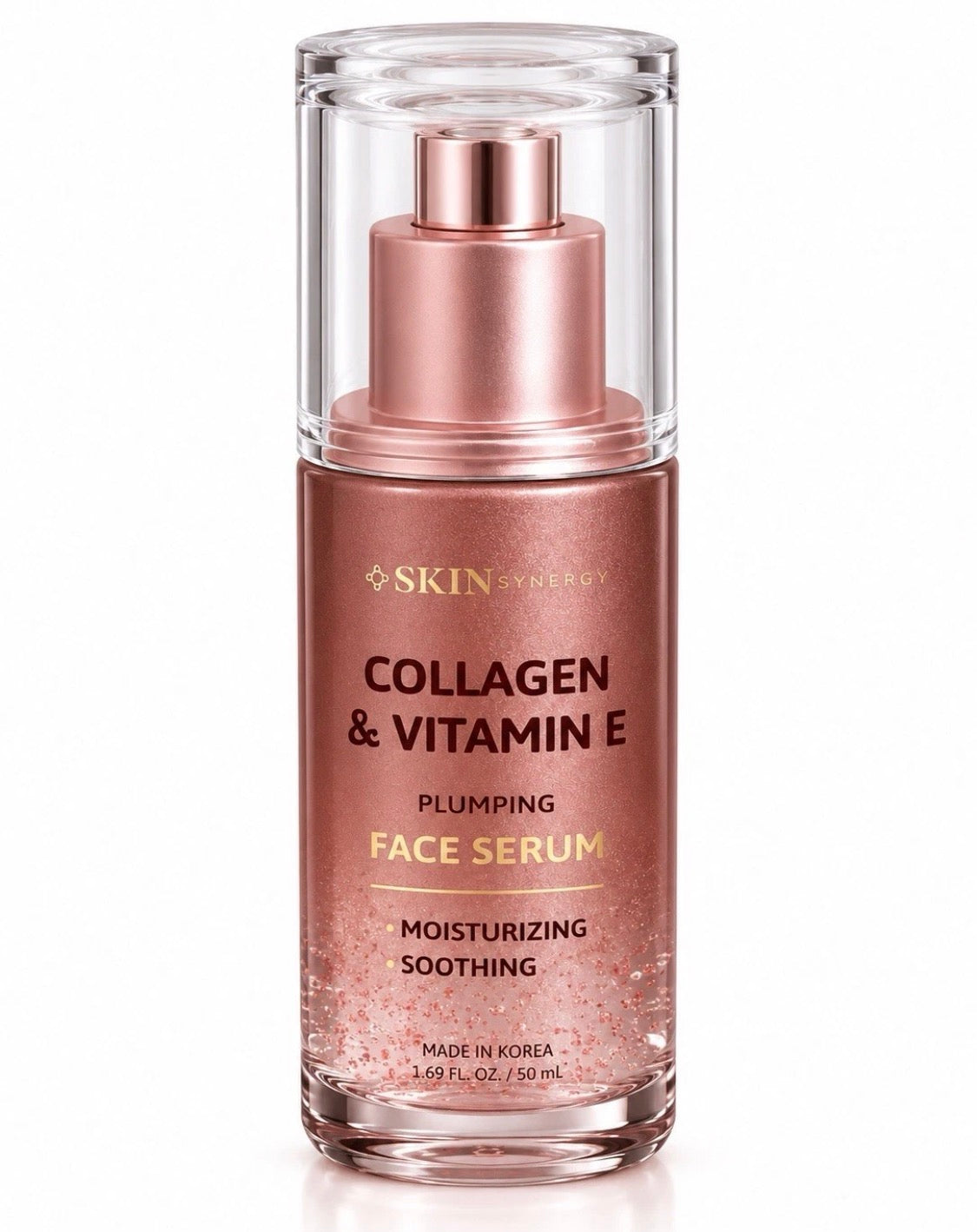 Skin Synergy -Korean   Collagen & Vitamin E Face Serum Plumping Moisturizing