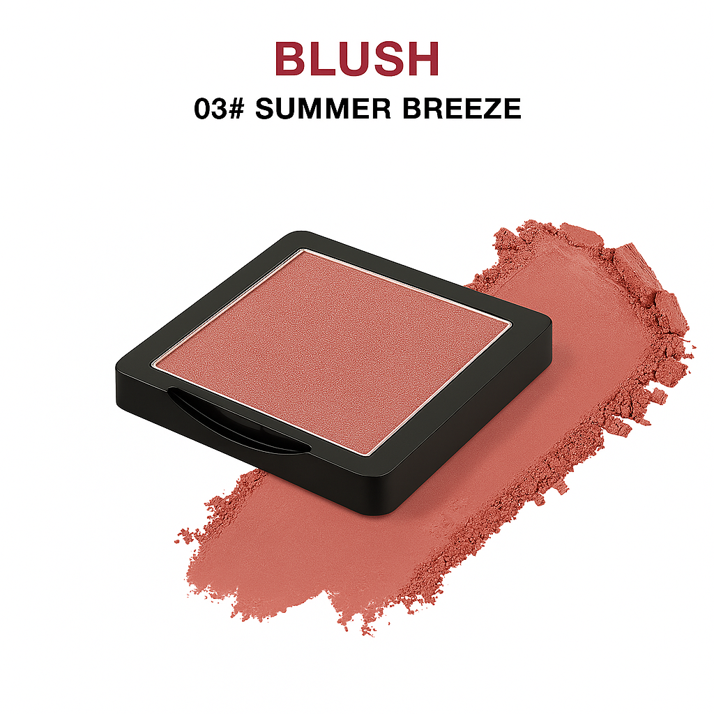 Blush-Matte, Satin, Shimmer- Rubor-Mate, Satén, Brillo