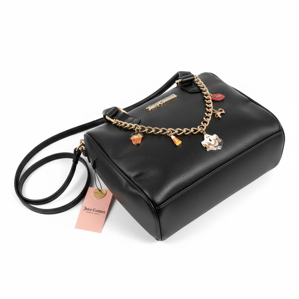 Exclusive AUTHENTIC Juicy Couture, Spooky Season collection “Halloween-Boo Crew Satchel”