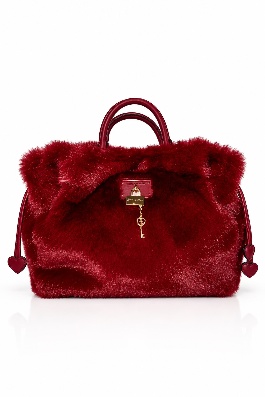 Juicy Couture Cranberry Juice Furry Fun Tote