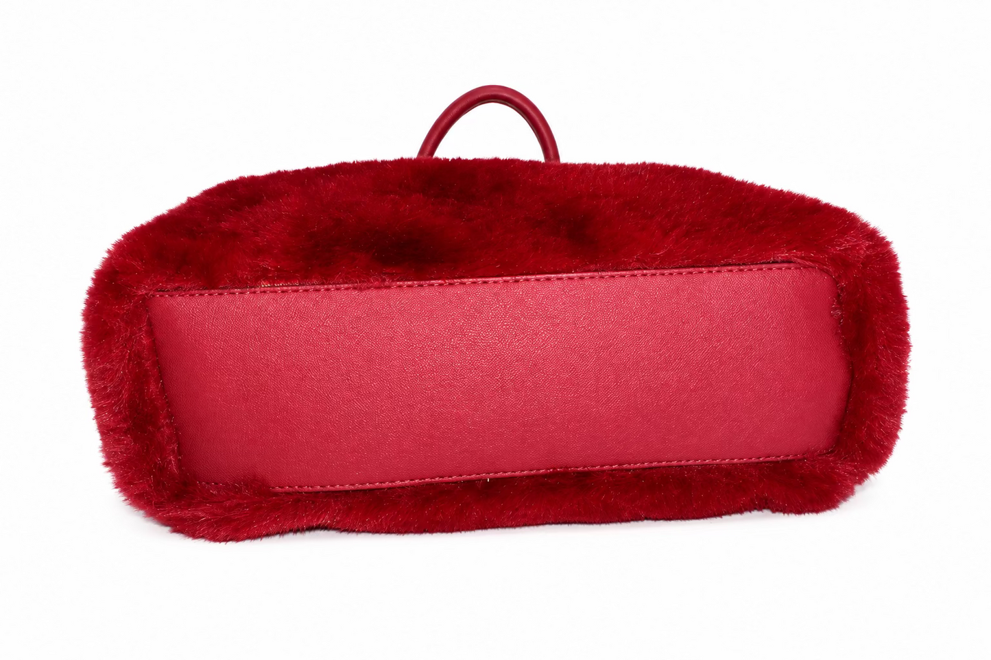 Juicy Couture Cranberry Juice Furry Fun Tote