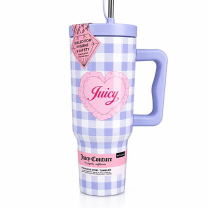 Juicy Couture Jetsetter Gingham Tumbler